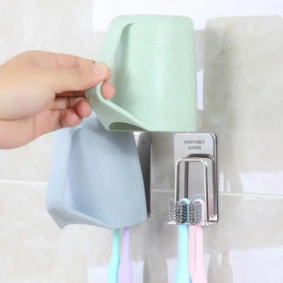 Wall-Mounted Toothbrush Holder