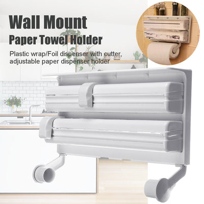 3-in-1 Wall-Mounted Paper Dispenser