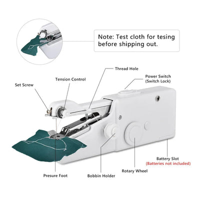 Portable Wireless Mini Handheld Sewing Machine For Stitching & Sewing